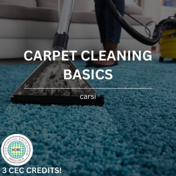 Carpet and Upholstery Cleaning Courses